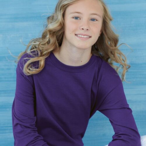 Heavy-Cotton Youth Long Sleeve T-Shirt. Thumbnail