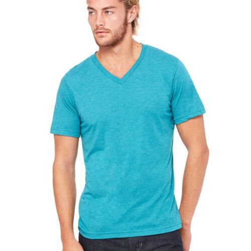 Unisex-Triblend V-Neck Short Sleeve Tee Thumbnail