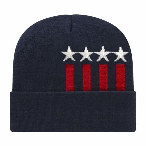 USA Made Patriotic Cuffed Beanie Thumbnail