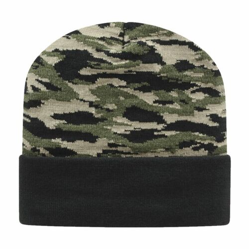 USA Made Camo Cuffed Beanie Thumbnail