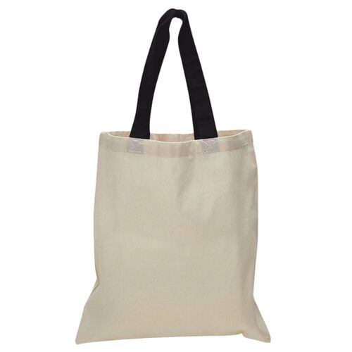 Contrasting-Handles Tote. Thumbnail
