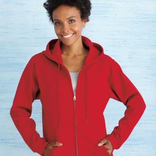 Heavy-Blend Women's Full-Zip Hooded Sweatshirt. Thumbnail
