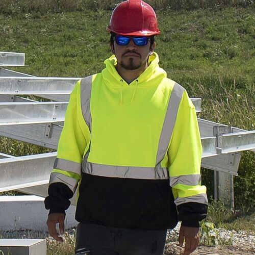 Hi Vis Hooded Sweatshirt Thumbnail