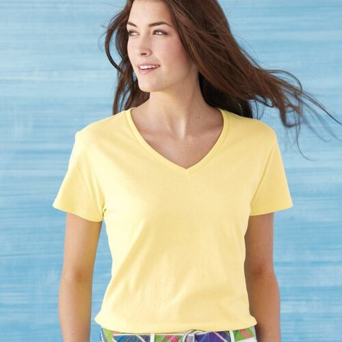 ™Heavy Cotton Women’s V-Neck TShirt. Thumbnail