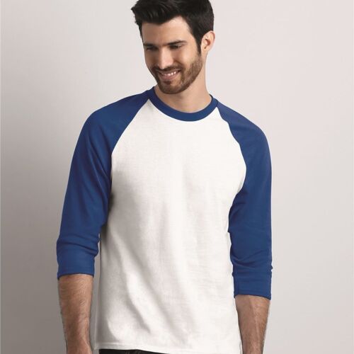 ®Heavy-Cotton Three-Quarter Raglan Sleeve Baseball T Shirt. Thumbnail