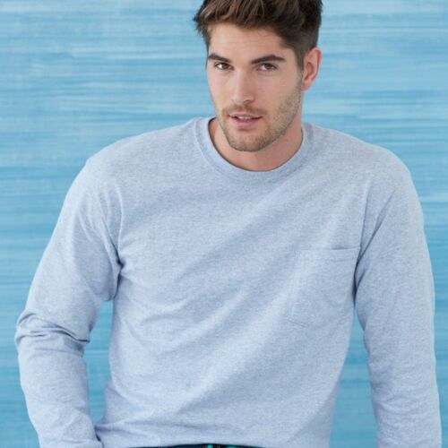 ™Ultra Cotton Long Sleeve Pocket T Shirt. Thumbnail
