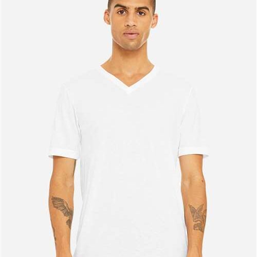 ™Unisex-Triblend V Neck Short Sleeve-Tee Thumbnail