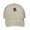 Cotton Blend Twill 6 Panel Low Profile Mesh Back Trucker Hat Thumbnail