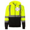 Hi-Vis Full-Zip Hooded Sweatshirt Thumbnail