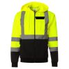 Hi-Vis Full-Zip Hooded Sweatshirt Thumbnail