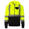 Hi-Vis Full-Zip Hooded Sweatshirt Thumbnail