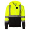 Hi-Vis Full-Zip Hooded Sweatshirt Thumbnail