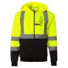 Hi-Vis Full-Zip Hooded Sweatshirt Thumbnail