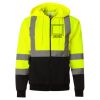 Hi-Vis Full-Zip Hooded Sweatshirt Thumbnail