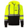 Hi-Vis Full-Zip Hooded Sweatshirt Thumbnail