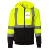 Hi-Vis Full-Zip Hooded Sweatshirt Thumbnail