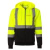 Hi-Vis Full-Zip Hooded Sweatshirt Thumbnail