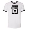 Unisex-Fine Jersey Ringer Tee. Thumbnail