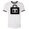 Unisex-Fine Jersey Ringer Tee. Thumbnail