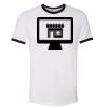 Unisex-Fine Jersey Ringer Tee. Thumbnail