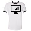 Unisex-Fine Jersey Ringer Tee. Thumbnail