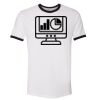 Unisex-Fine Jersey Ringer Tee. Thumbnail