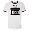 Unisex-Fine Jersey Ringer Tee. Thumbnail
