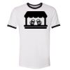Unisex-Fine Jersey Ringer Tee. Thumbnail