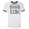 Unisex-Fine Jersey Ringer Tee. Thumbnail