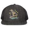 Flat-Bill Six Panel Trucker Cap Thumbnail