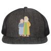 Flat-Bill Six Panel Trucker Cap Thumbnail