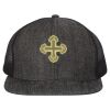 Flat-Bill Six Panel Trucker Cap Thumbnail