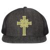 Flat-Bill Six Panel Trucker Cap Thumbnail