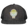 Flat-Bill Six Panel Trucker Cap Thumbnail