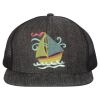 Flat-Bill Six Panel Trucker Cap Thumbnail