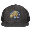 Flat-Bill Six Panel Trucker Cap Thumbnail