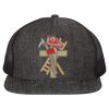 Flat-Bill Six Panel Trucker Cap Thumbnail