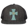 Flat-Bill Six Panel Trucker Cap Thumbnail