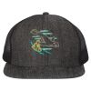 Flat-Bill Six Panel Trucker Cap Thumbnail