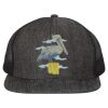 Flat-Bill Six Panel Trucker Cap Thumbnail