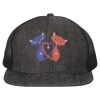 Flat-Bill Six Panel Trucker Cap Thumbnail