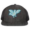 Flat-Bill Six Panel Trucker Cap Thumbnail