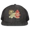 Flat-Bill Six Panel Trucker Cap Thumbnail