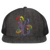 Flat-Bill Six Panel Trucker Cap Thumbnail