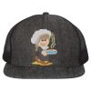 Flat-Bill Six Panel Trucker Cap Thumbnail