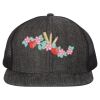 Flat-Bill Six Panel Trucker Cap Thumbnail