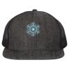 Flat-Bill Six Panel Trucker Cap Thumbnail