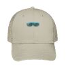 Cotton Blend Twill 6 Panel Low Profile Mesh Back Trucker Hat Thumbnail