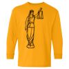 Heavy Cotton Youth Long Sleeve T-Shirt. Thumbnail