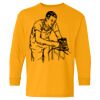 Heavy Cotton Youth Long Sleeve T-Shirt. Thumbnail